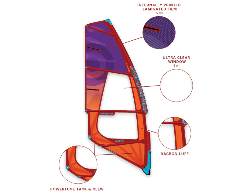 plachta sails neilpryde speedster red orange